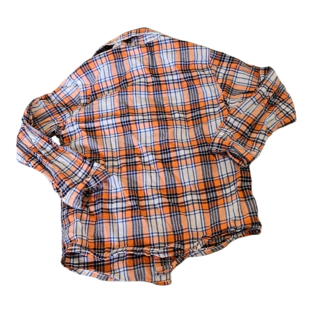 Carter's kids Size 24M Long Sleeve Button Up Plaid Shirt